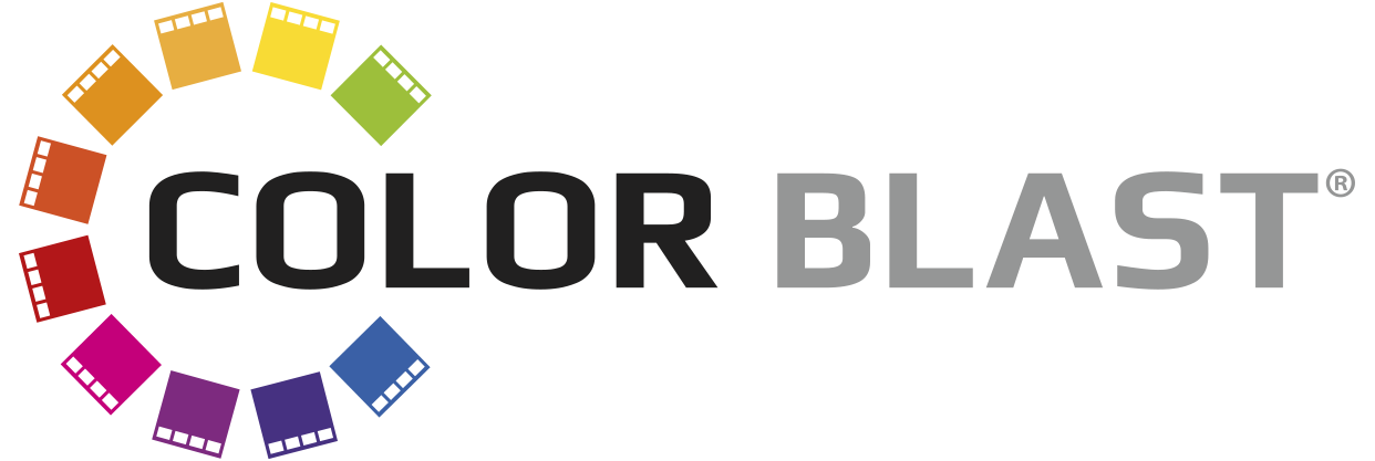 logotipo de color blast